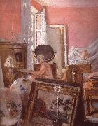 Edouard Vuillard Mrs Black searle in her room France oil painting artist